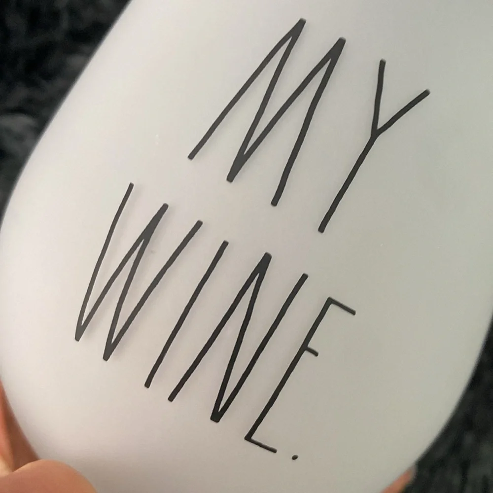 Rae Dunn “My Wine.” Stemless wine glass - Picture 17 of 17
